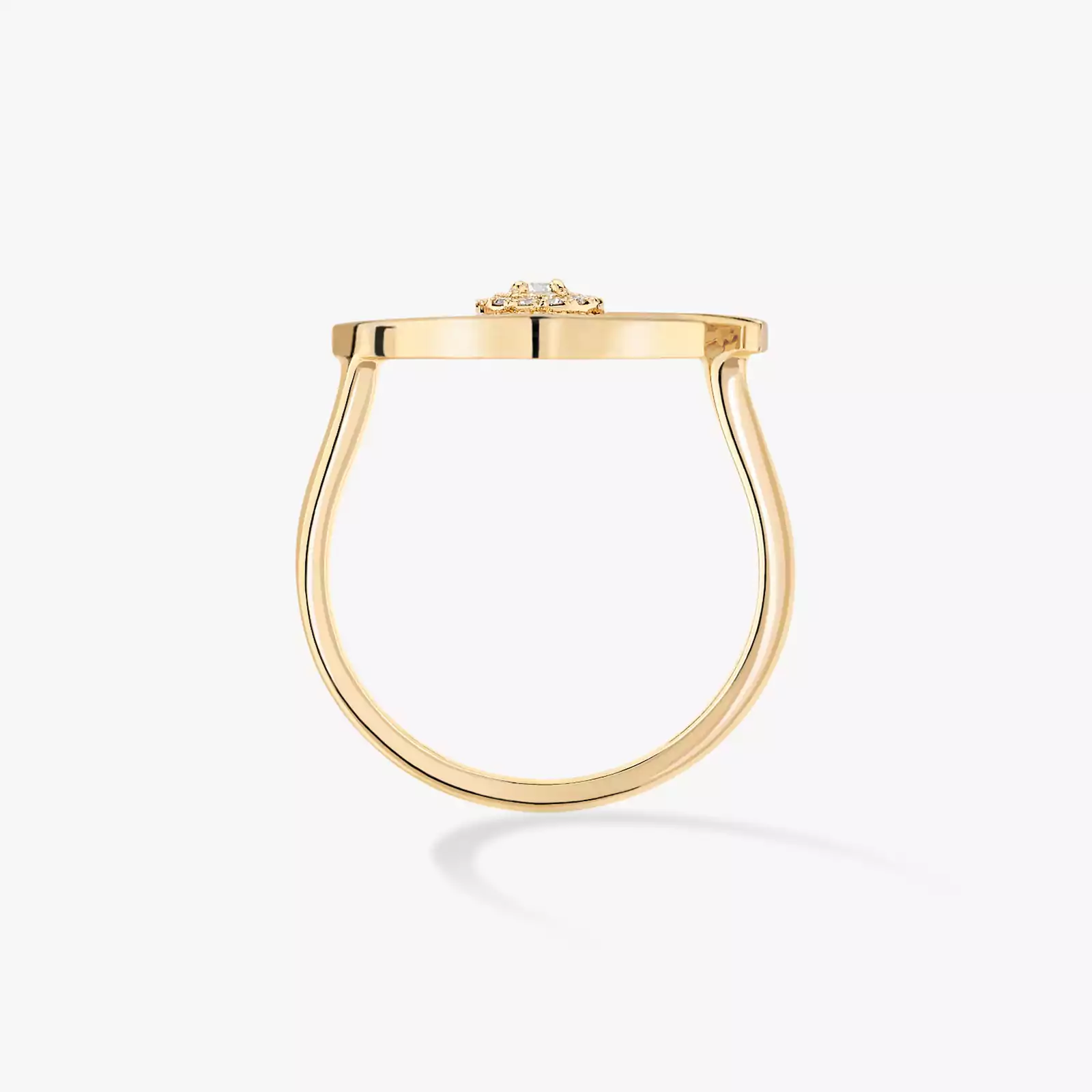 Lucky Eye戒指 Yellow Gold Diamond For Her Ring 10036-YG
