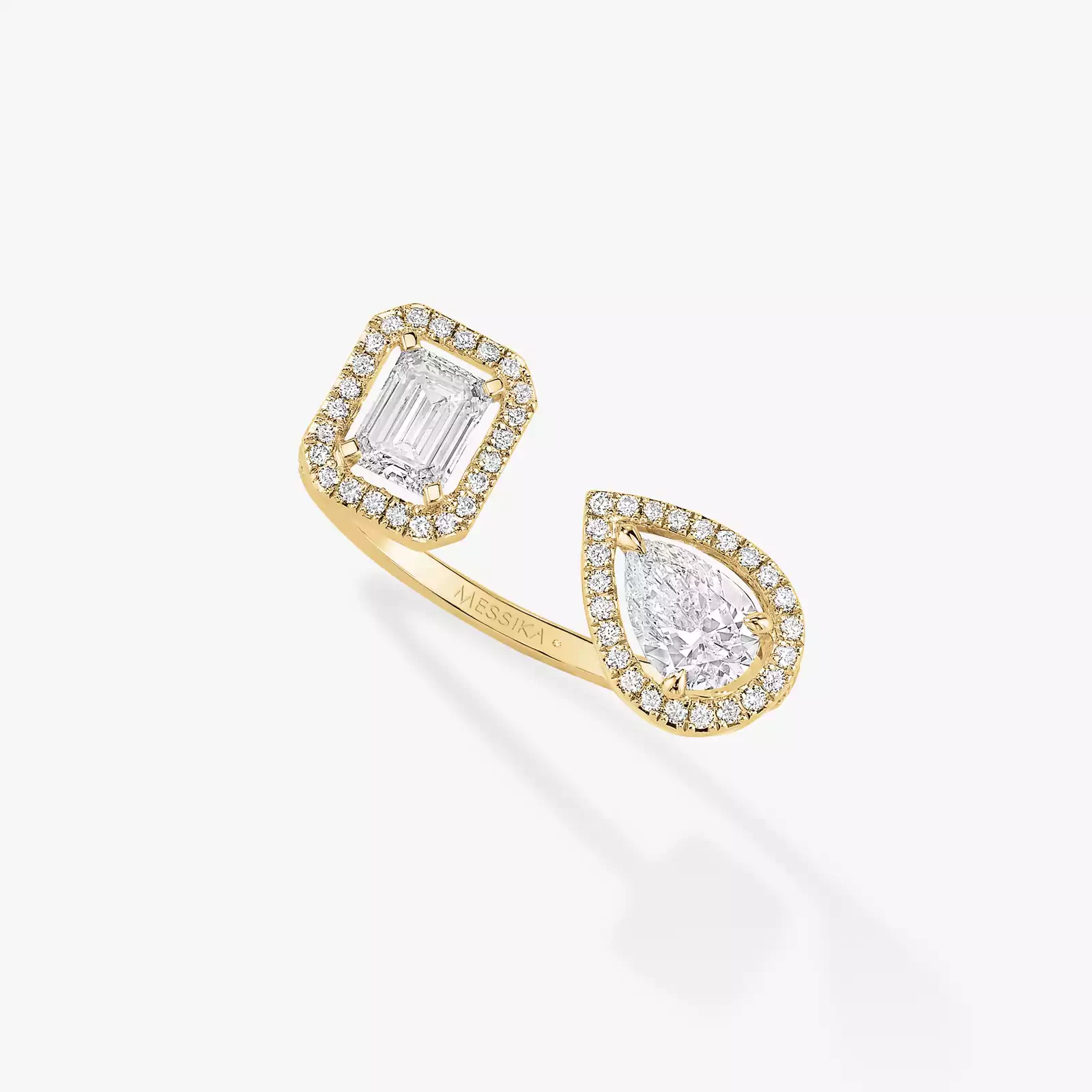 Bague Femme Or Jaune Diamant My Twin Toi & Moi 0,40ct x2 06501-YG