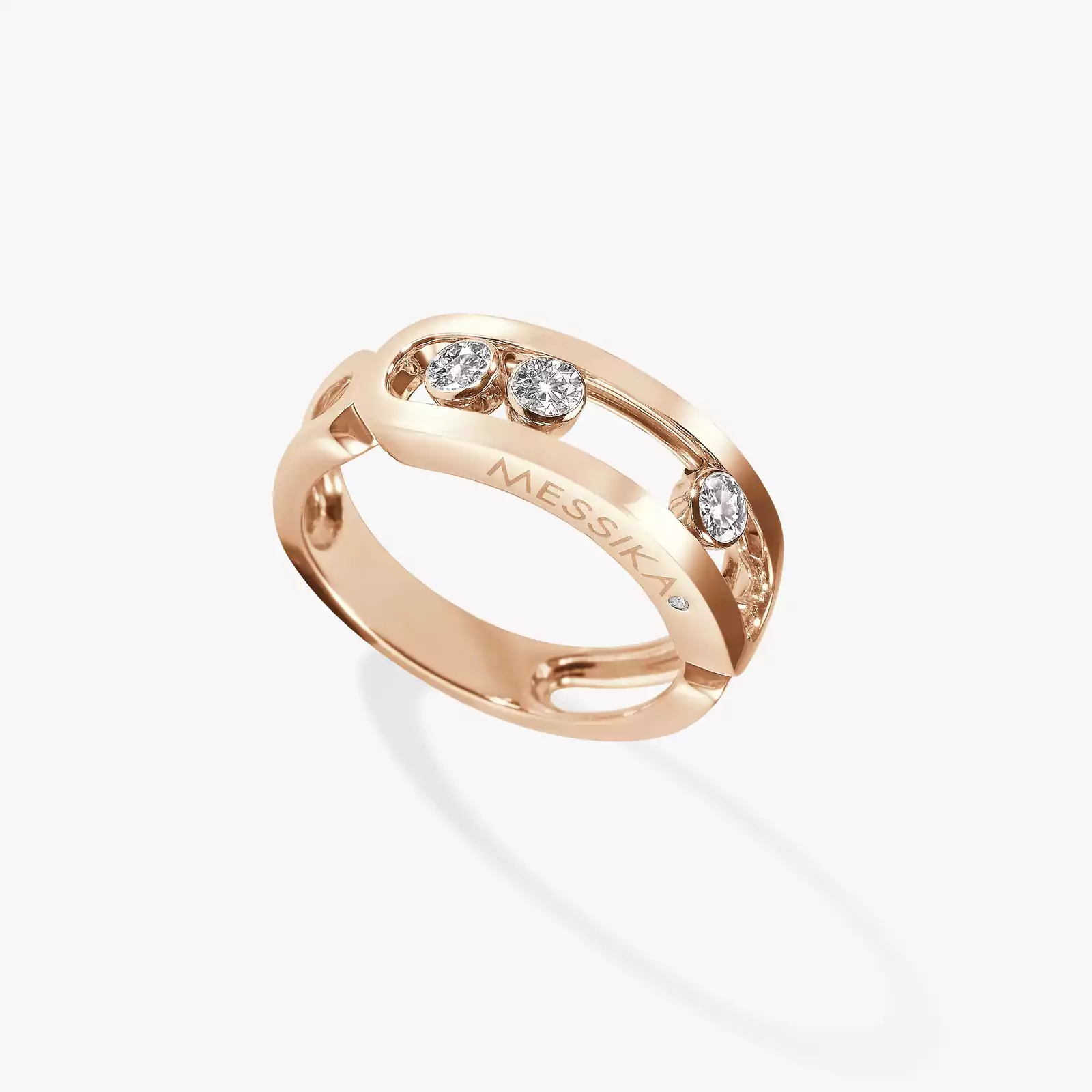 Move Classique Pink Gold Diamond For Her Ring 03998-PG