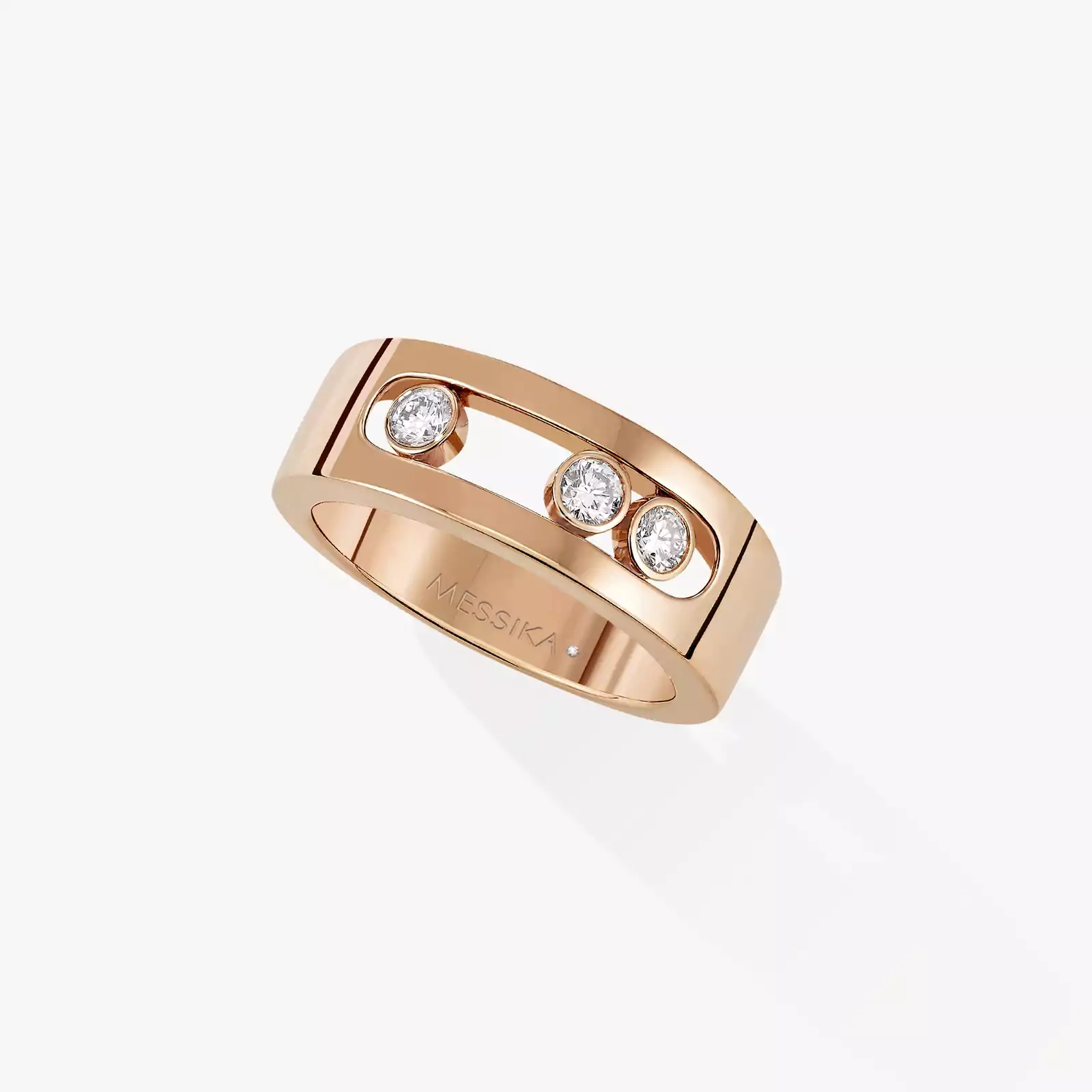 Move Joaillerie 小号款 Pink Gold Diamond For Her Ring 04704-PG