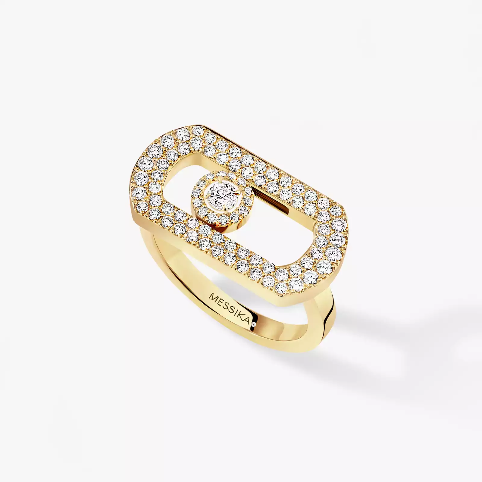 Anillo Mujer Oro amarillo Diamante So Move con Pavé 12937-YG