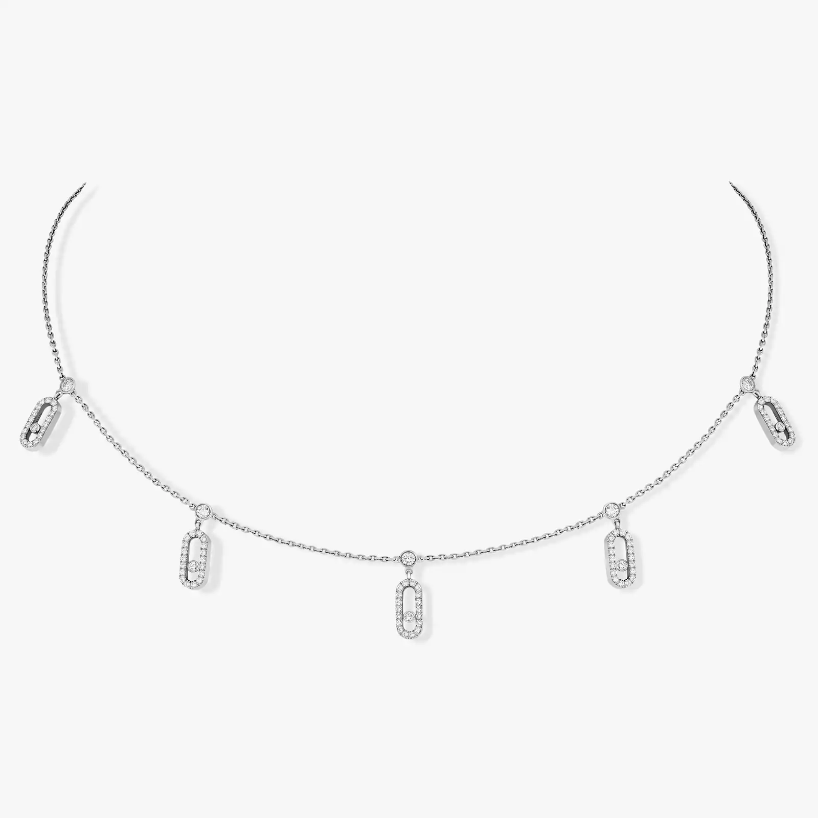 Diamond drop choker necklace online