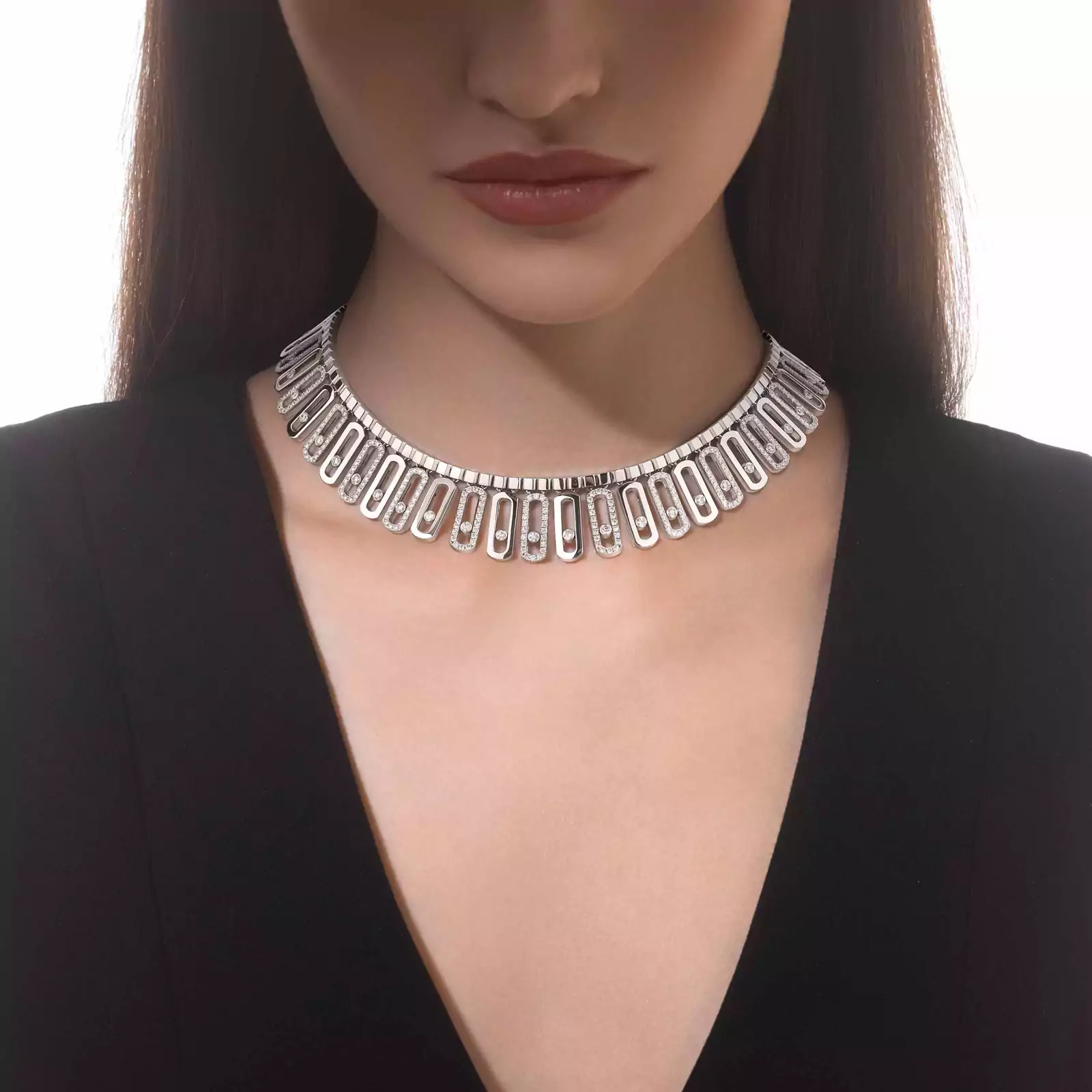Move Iconica White Gold For Her Diamond Necklace 12558-WG