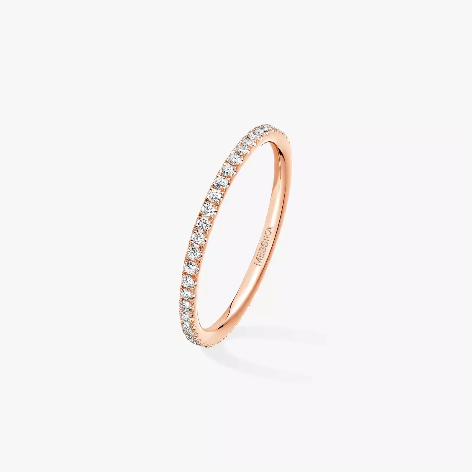 Gatsby XS Wedding Ring Pink Gold For Her Diamond Ring 05064-PG