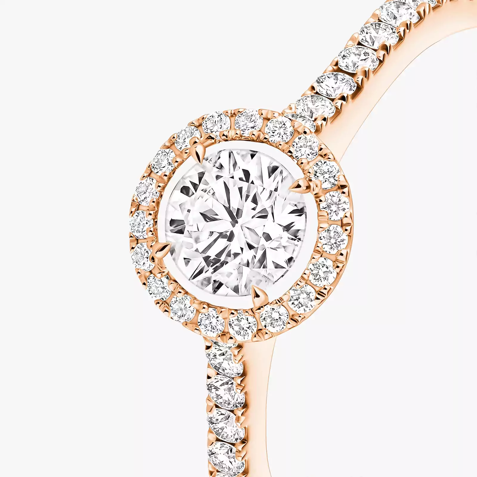 Ring For Her Pink Gold Diamond Joy 0.40ct 14508-PG