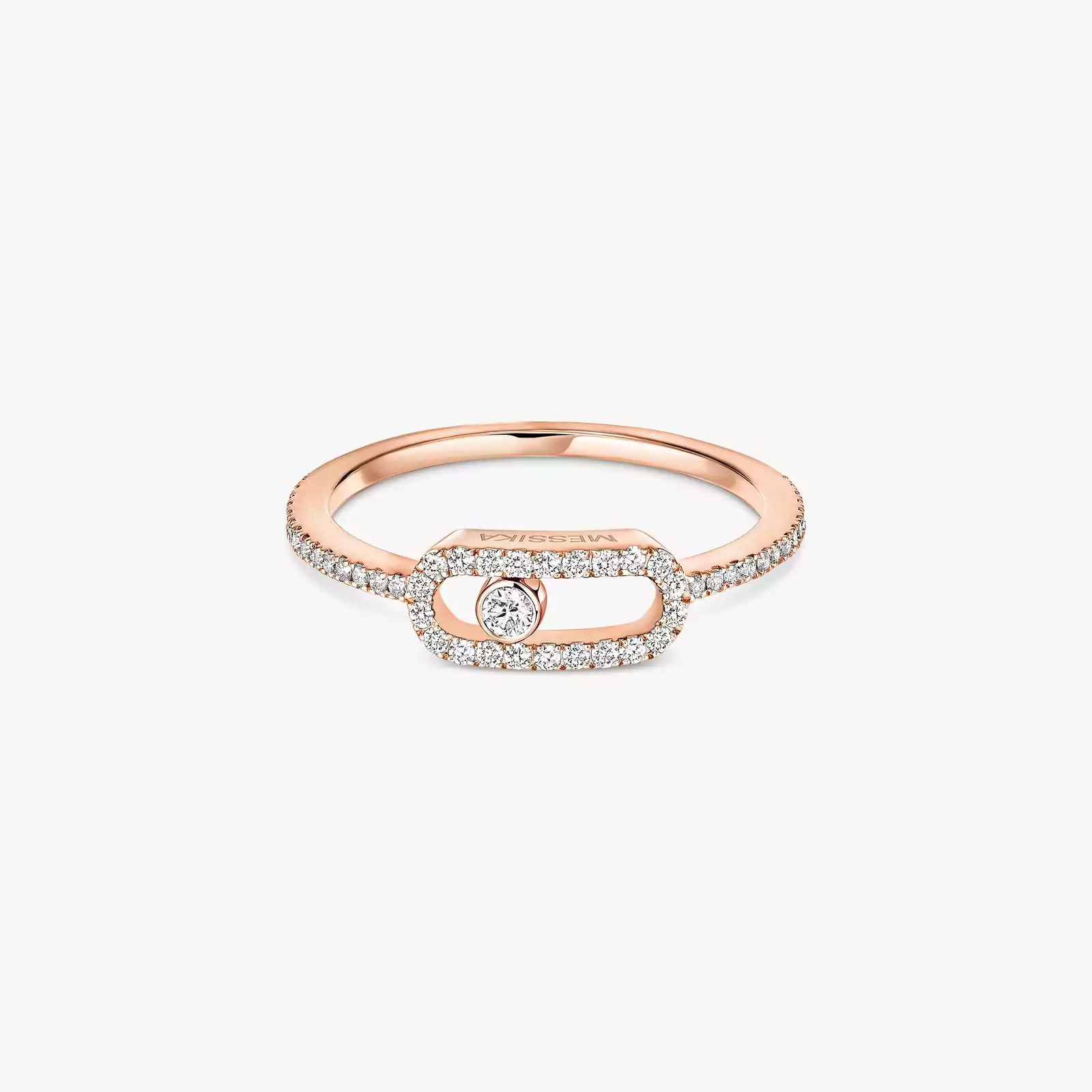 Move Uno Pavé Pink Gold For Her Diamond Ring 05630-PG