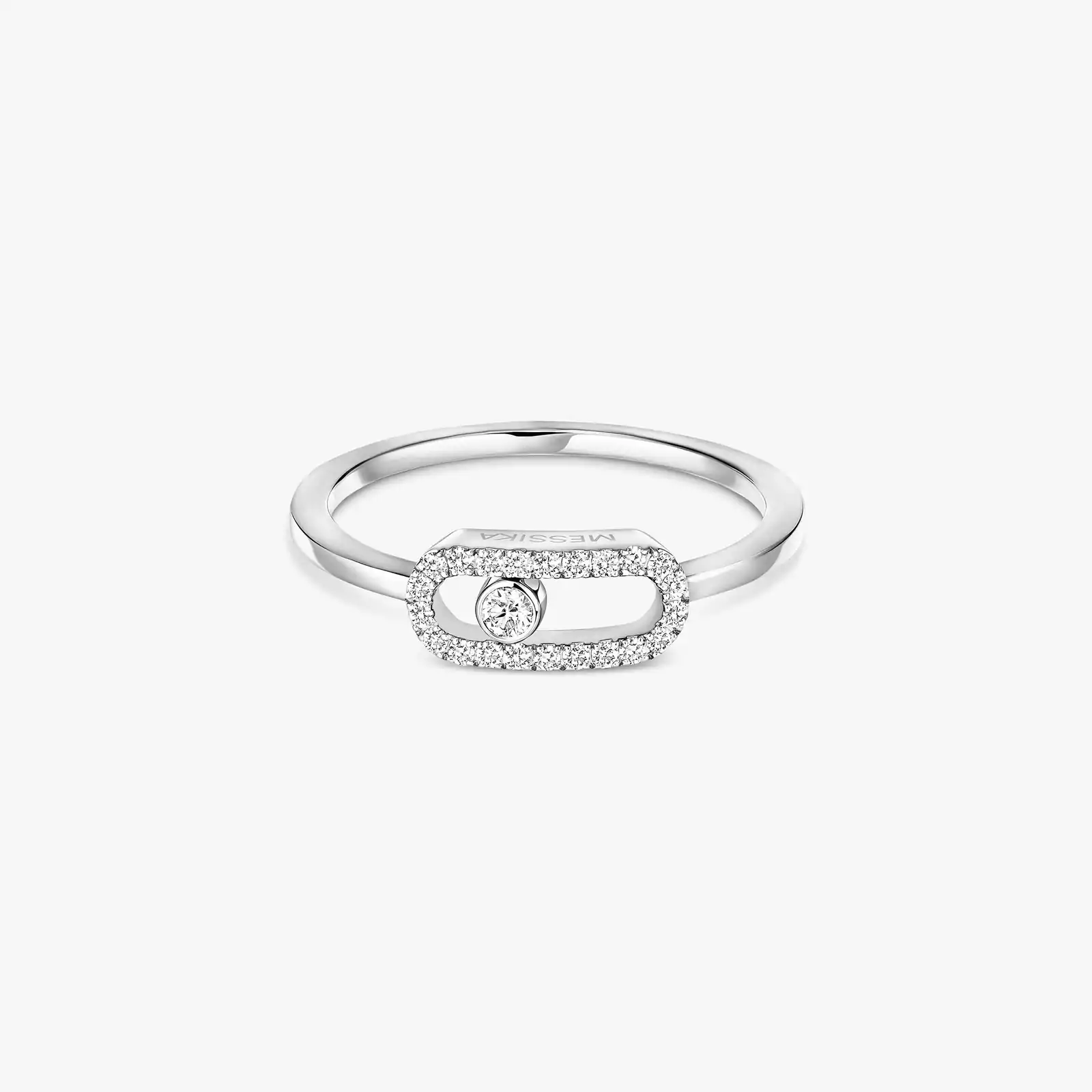 Move Uno White Gold Diamond For Her Ring 04705-WG