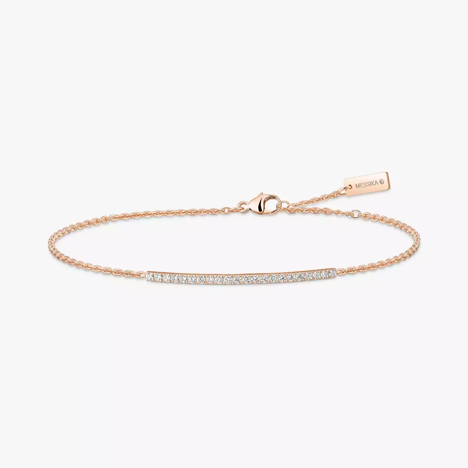 Bracelet Femme Or Rose Diamant Gatsby Barrette 05446-PG