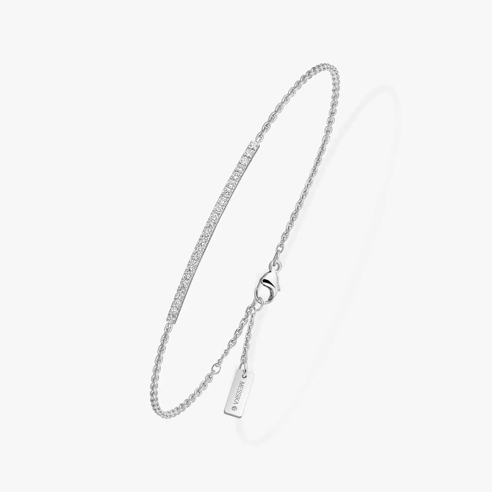 Gatsby Bar White Gold For Her Diamond Bracelet 05446-WG