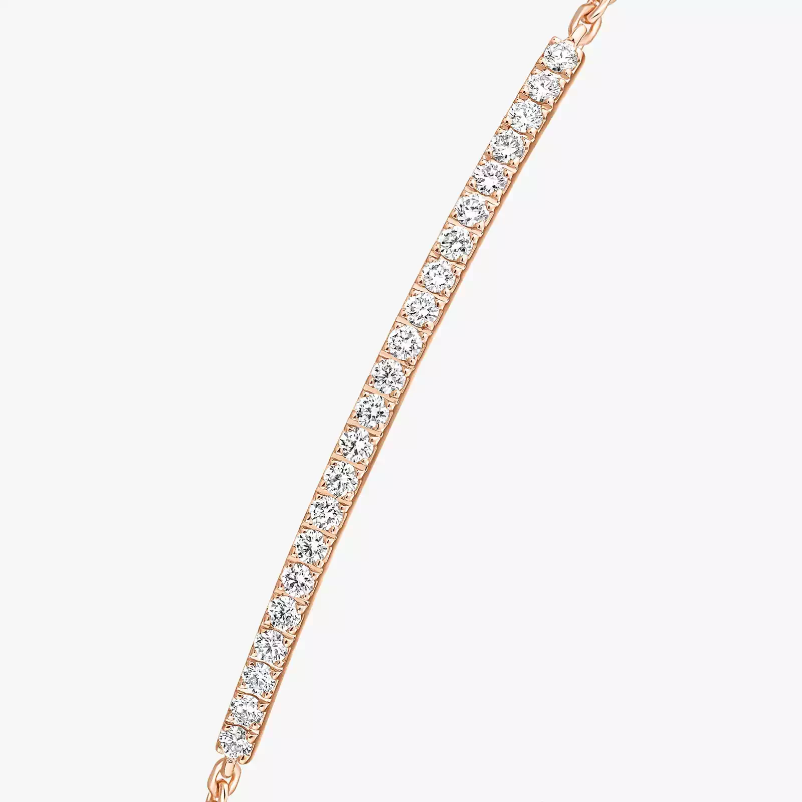 Bracelet Femme Or Rose Diamant Gatsby Barrette 05446-PG