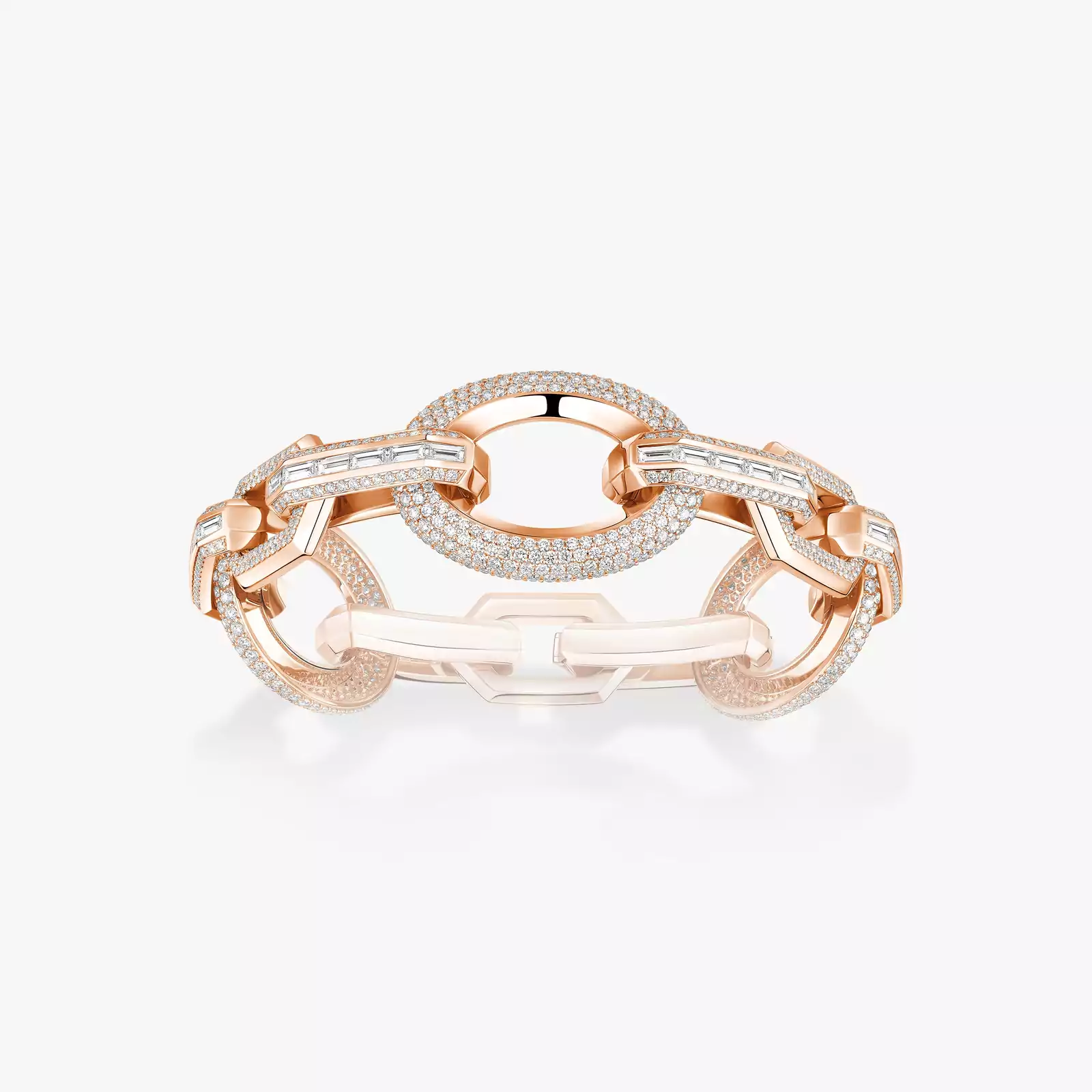 Pulsera Mujer Oro rosa Diamante Groove 13498-PG