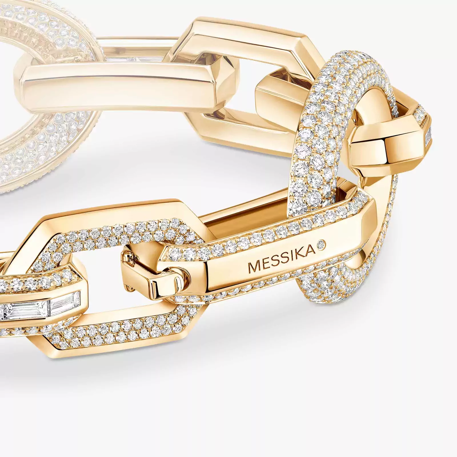 Bracelet Femme Or Jaune Diamant Groove 13498-YG