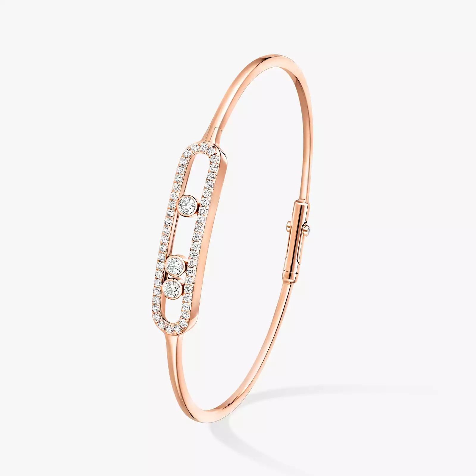 Armreif Move Mit Diamanten ausgefasst Für sie Diamant Armband Roségold 05032-PG
