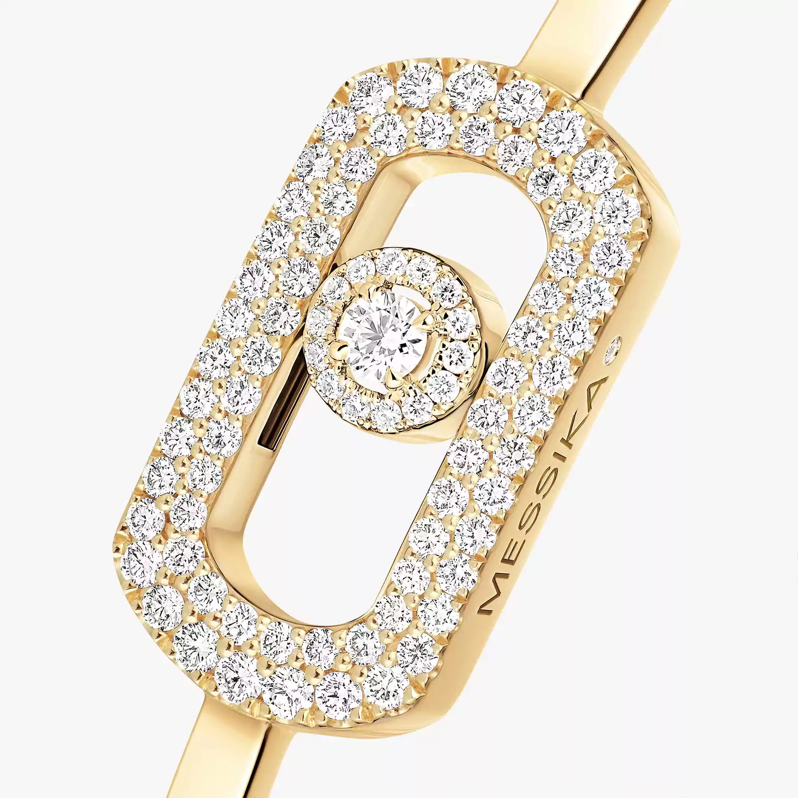 So Move Pavé Bangle Yellow Gold For Her Diamond Bracelet 13428-YG