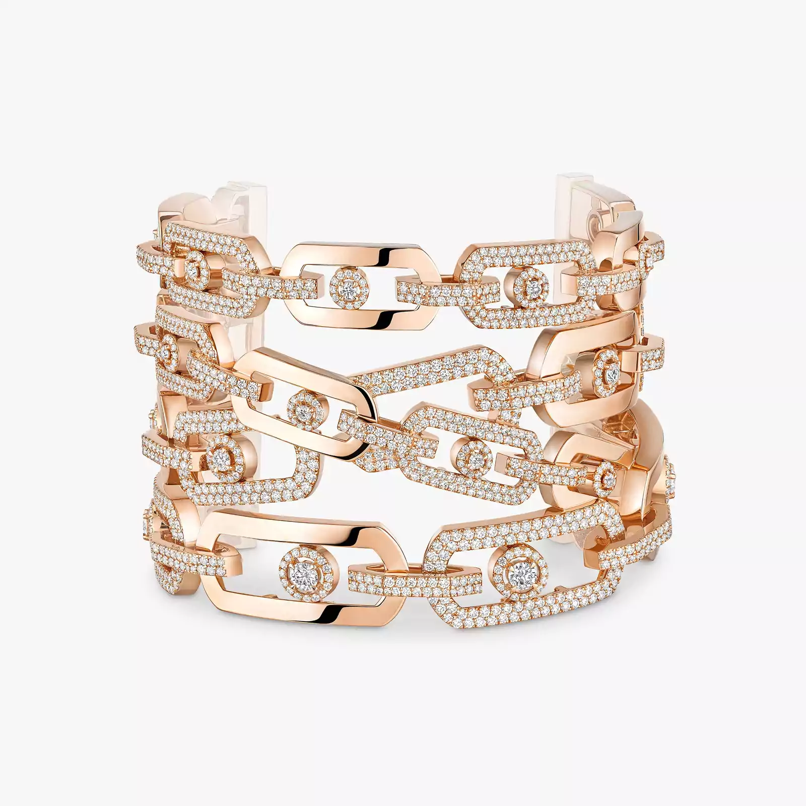 So Move Cuff Pink Gold For Her Diamond Bracelet 14479-PG