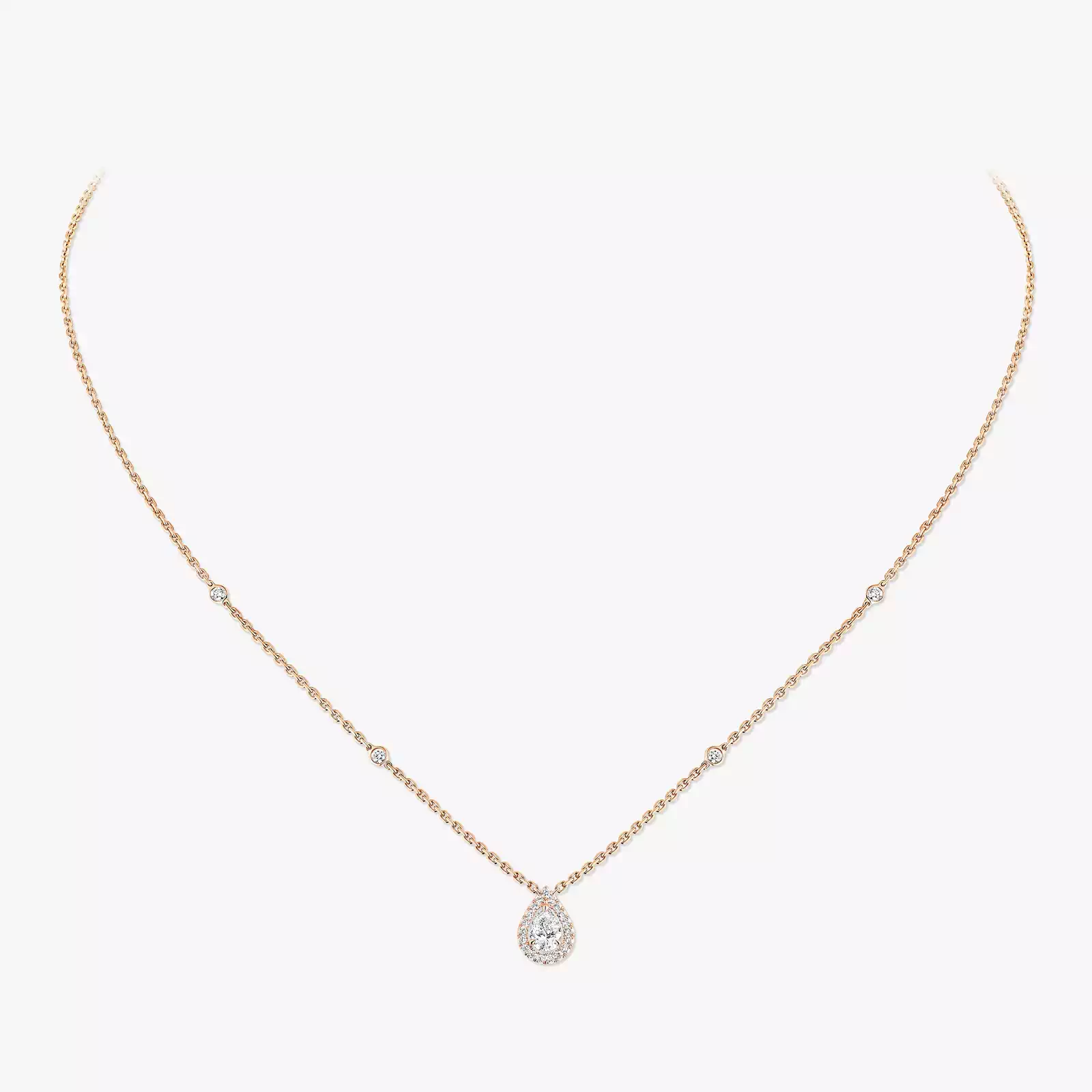 Joy Diamant Poire 0,25ct Für sie Diamant Kette Roségold 05224-PG