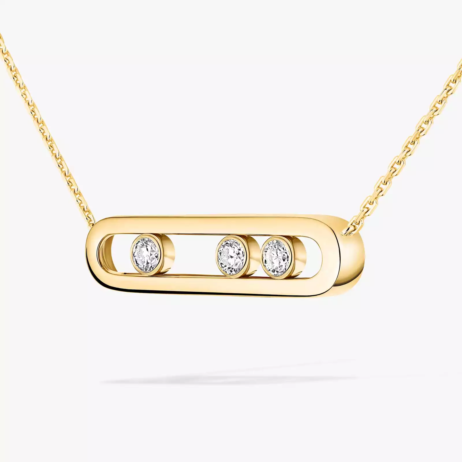 Move Yellow Gold For Her Diamond Necklace 03997-YG
