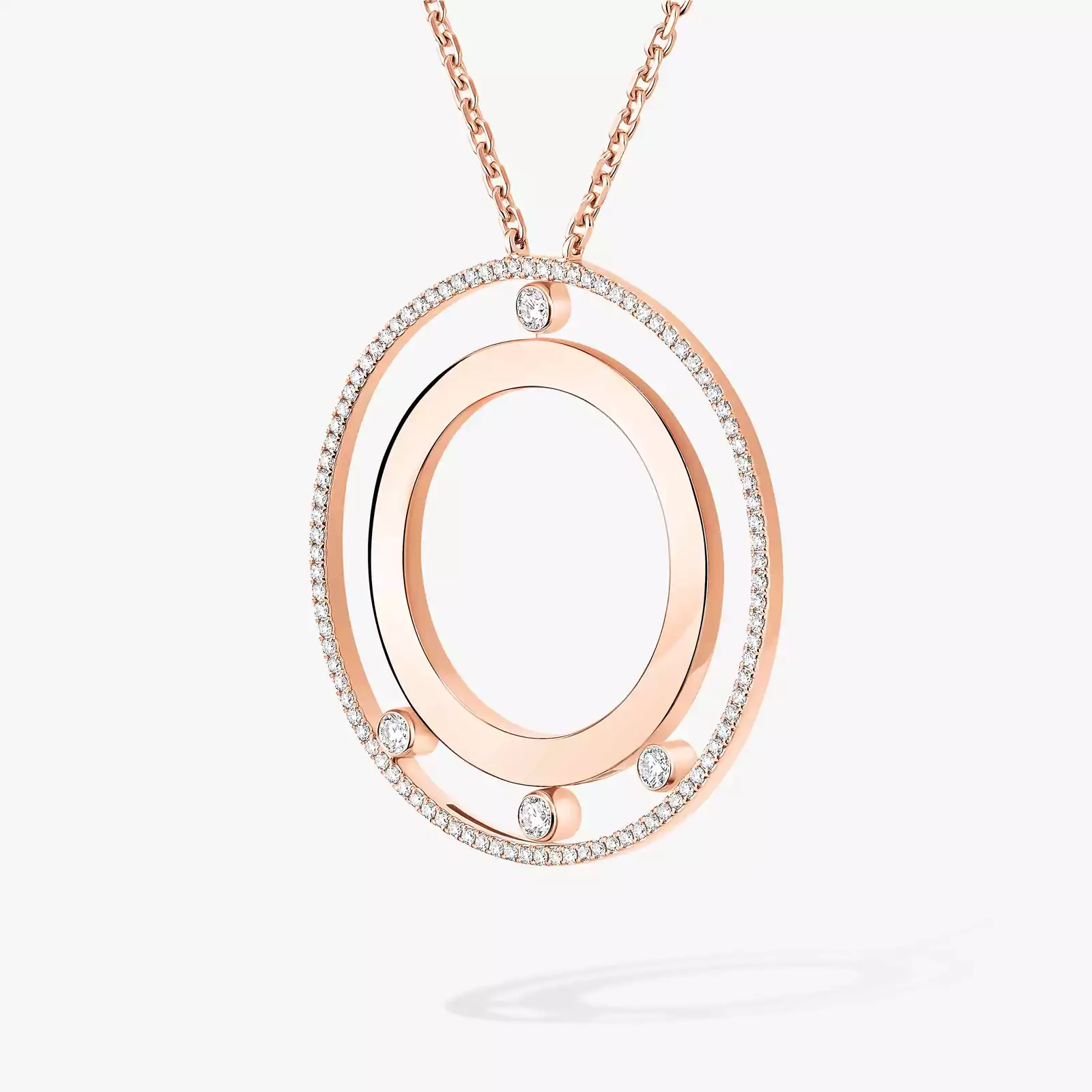 Move Romane长项链 Pink Gold Diamond For Her Necklace 11169-PG