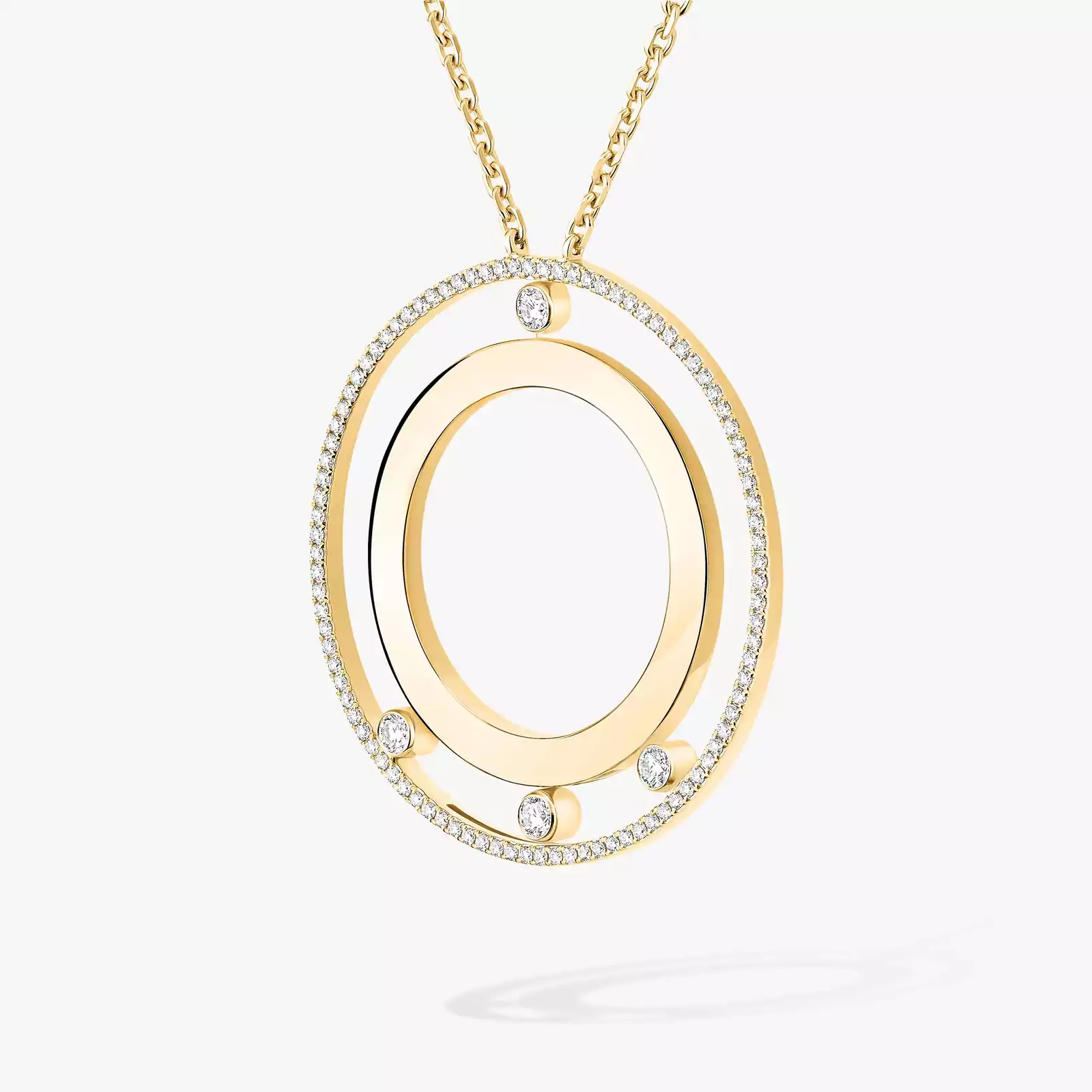 Move Romane长项链 Yellow Gold Diamond For Her Necklace 11169-YG