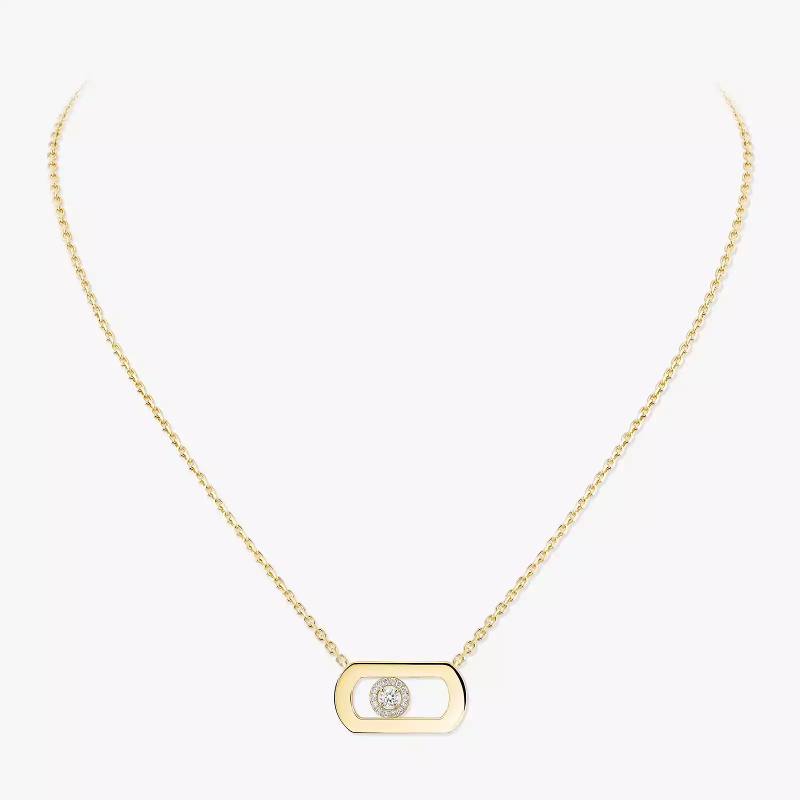 So Move Yellow Gold For Her Diamond Necklace 12944-YG