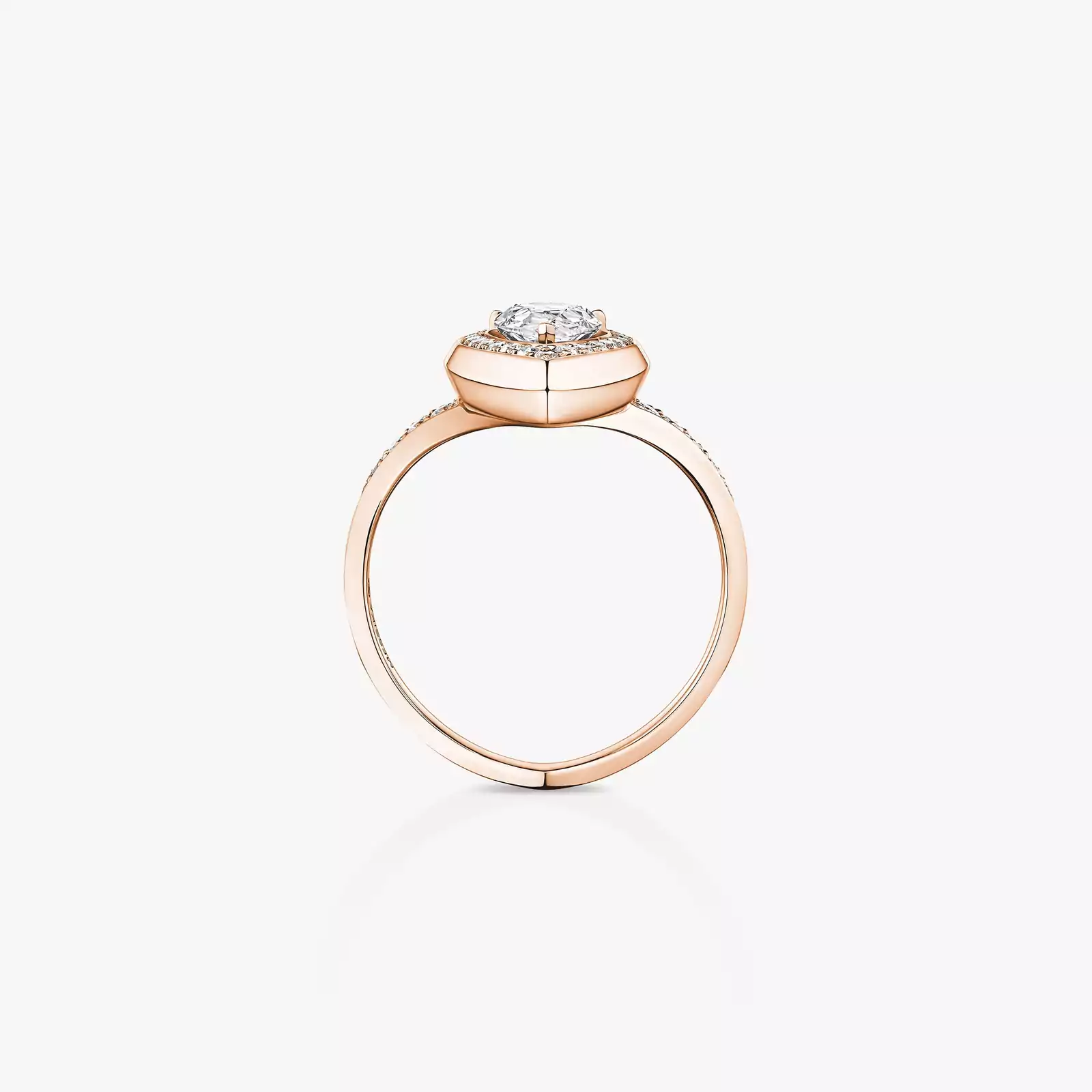 Bague Femme Or Rose Diamant Fiery 0,50ct 14115-PG