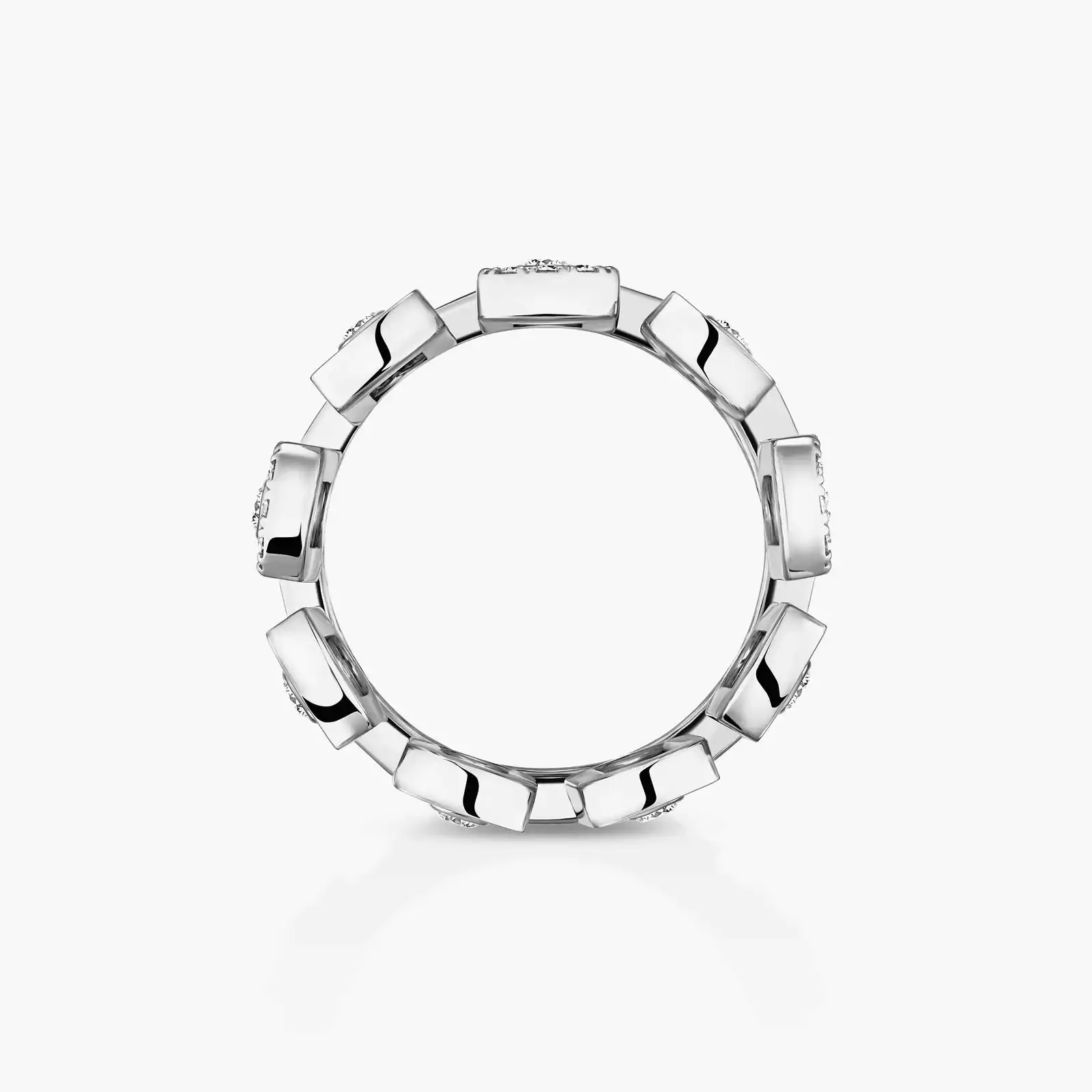 Bague Femme Or Blanc Diamant Move Iconica 12741-WG