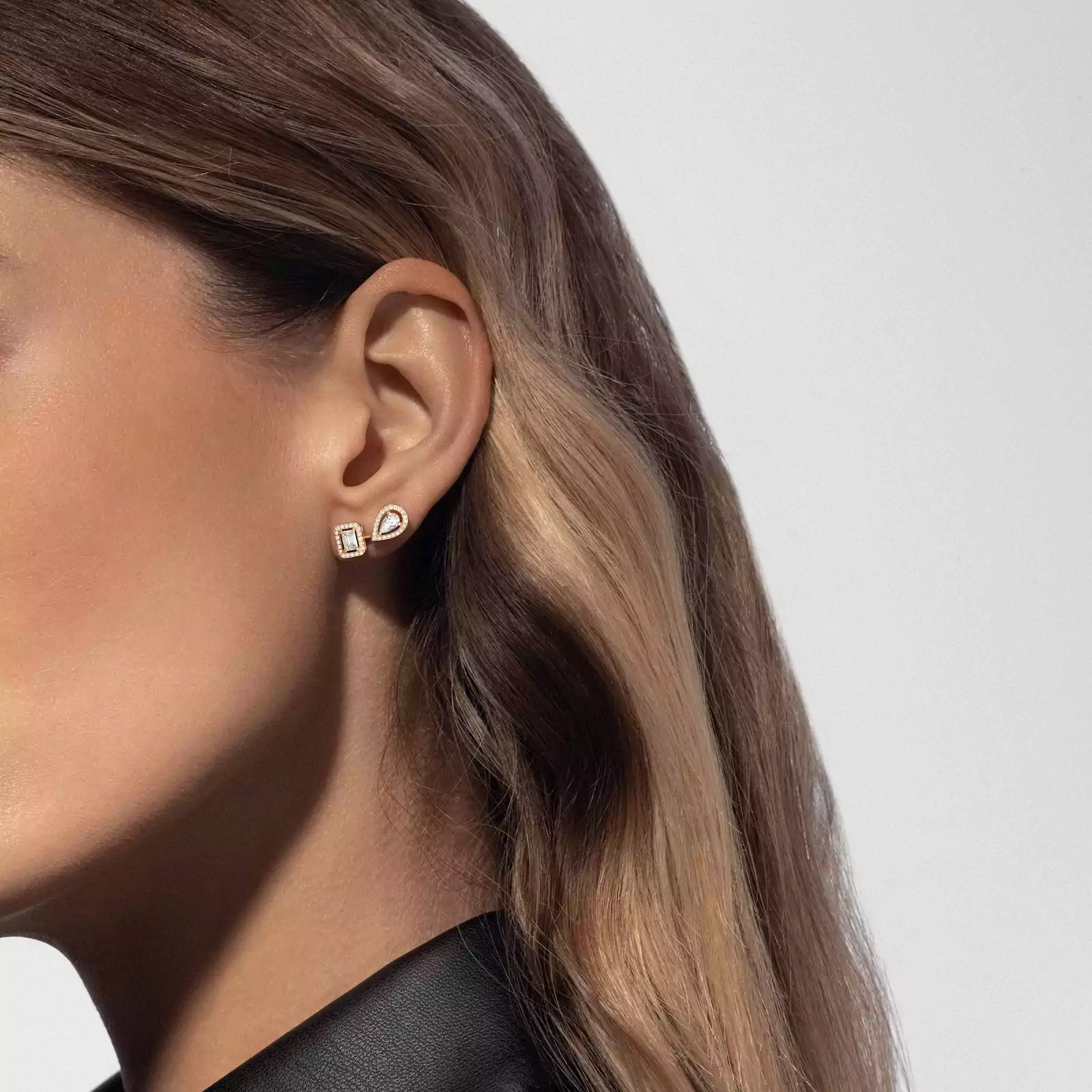 Boucles d'oreilles Femme Or Jaune Diamant My Twin 1+2 0,20ct x3 12886-YG