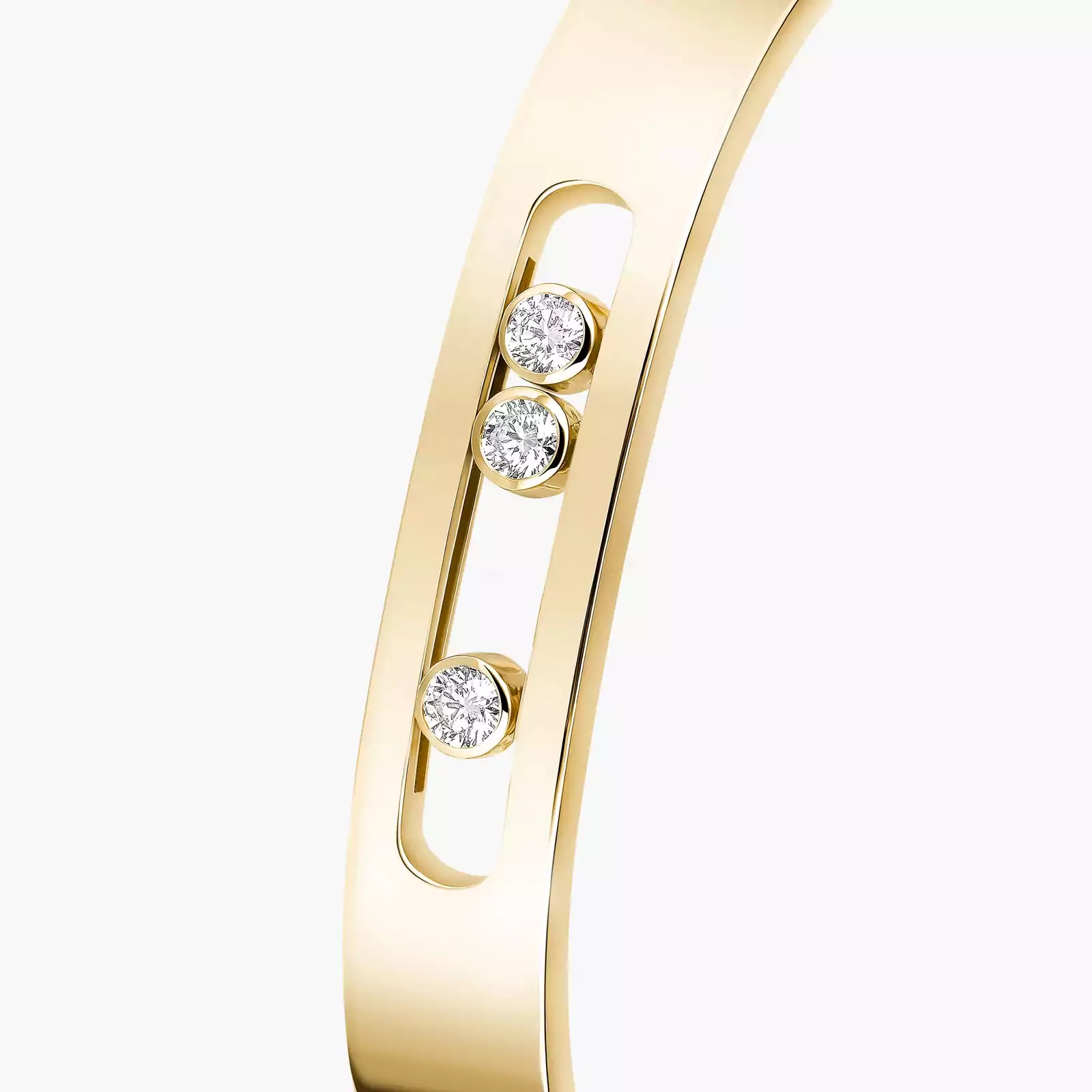 Bracelet Bangle Diamant en Or Jaune Move Joaillerie Messika 13586 YG