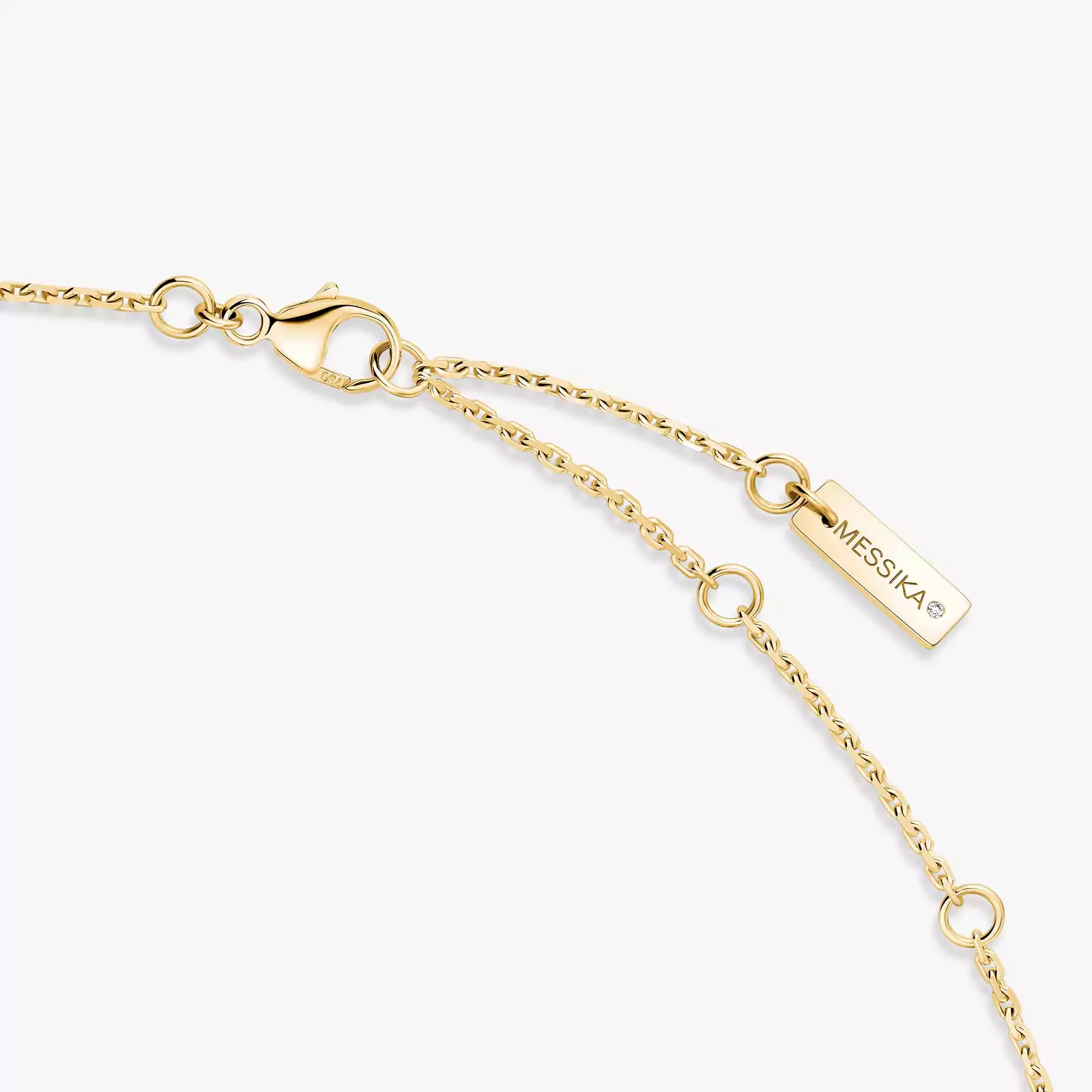 Fiery 0.40ct Yellow Gold For Her Diamond Necklace 14266-YG
