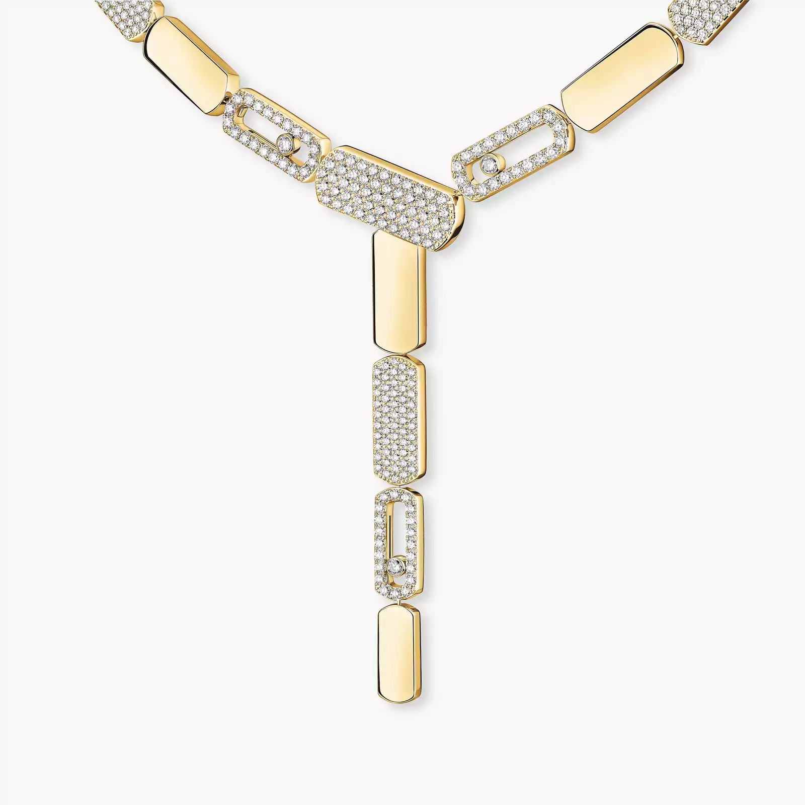 Collier Femme Or Jaune Diamant Imperial Move Cravate GM 13726-YG