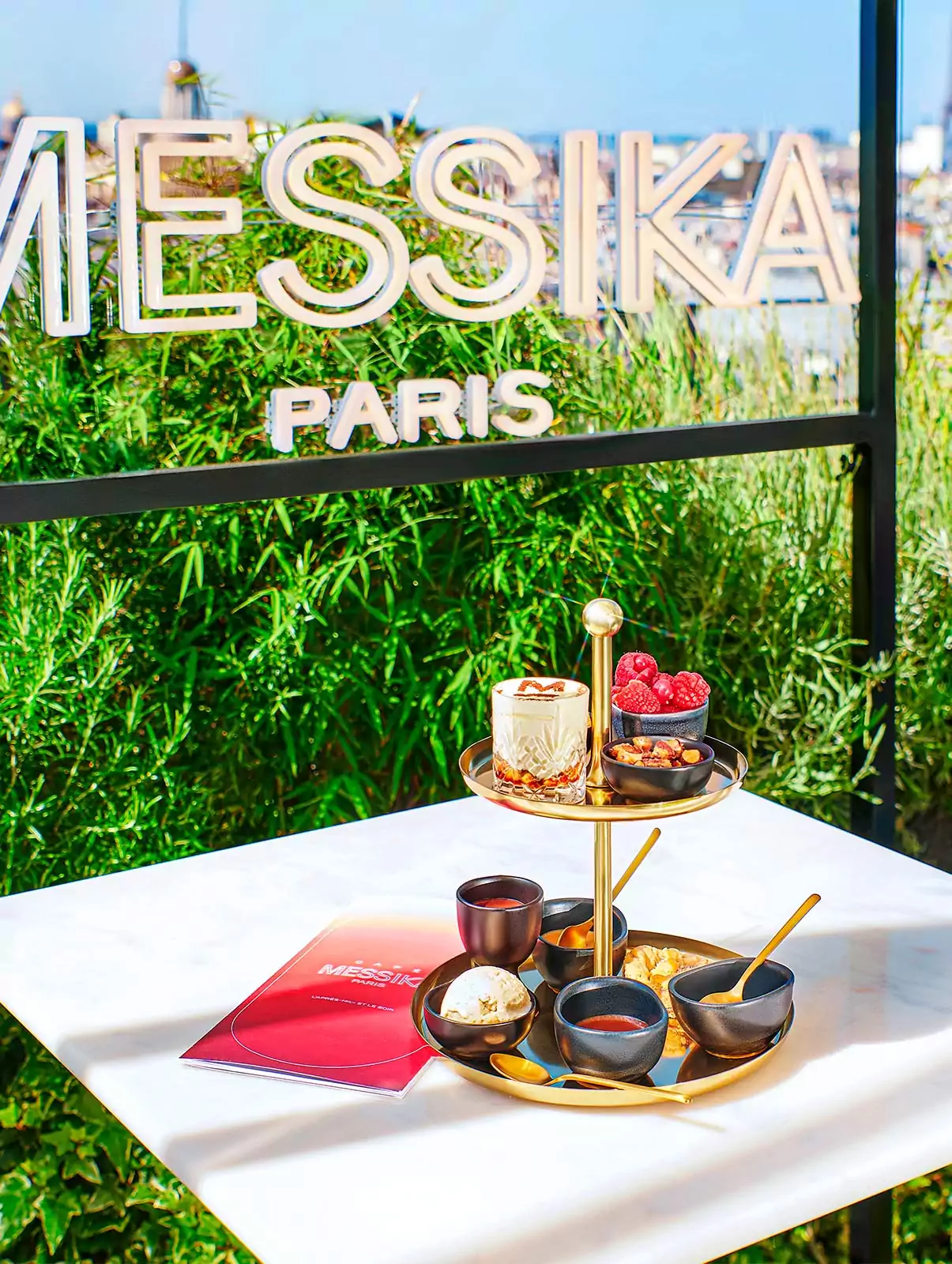 Café Messika:夏のルーフトップ